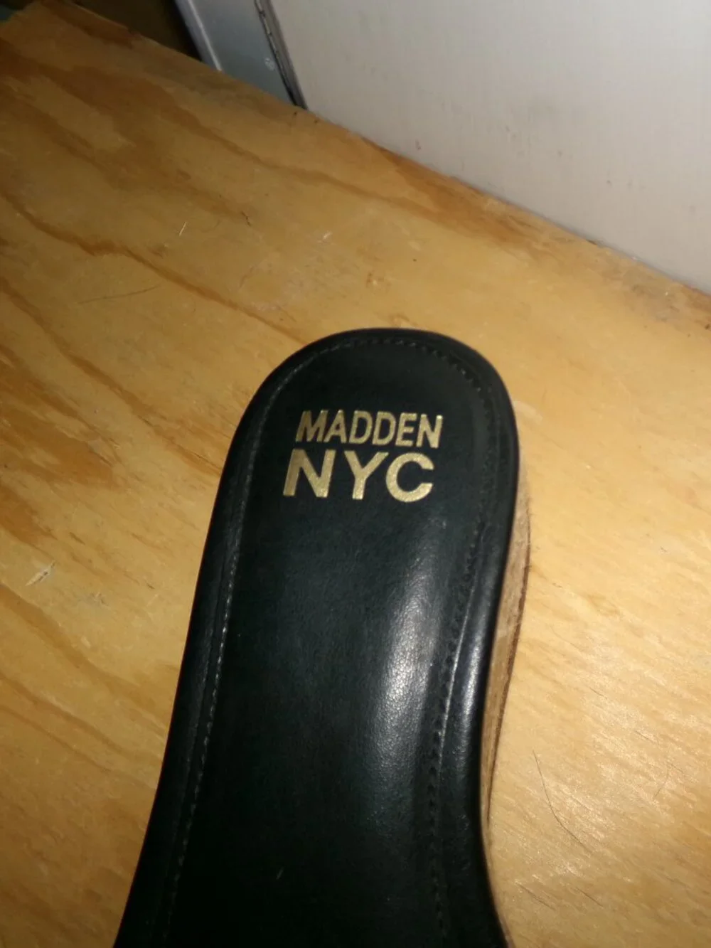 Madden NYC Black Espadrille Sandals Sz 8 *Fundraiser Item*